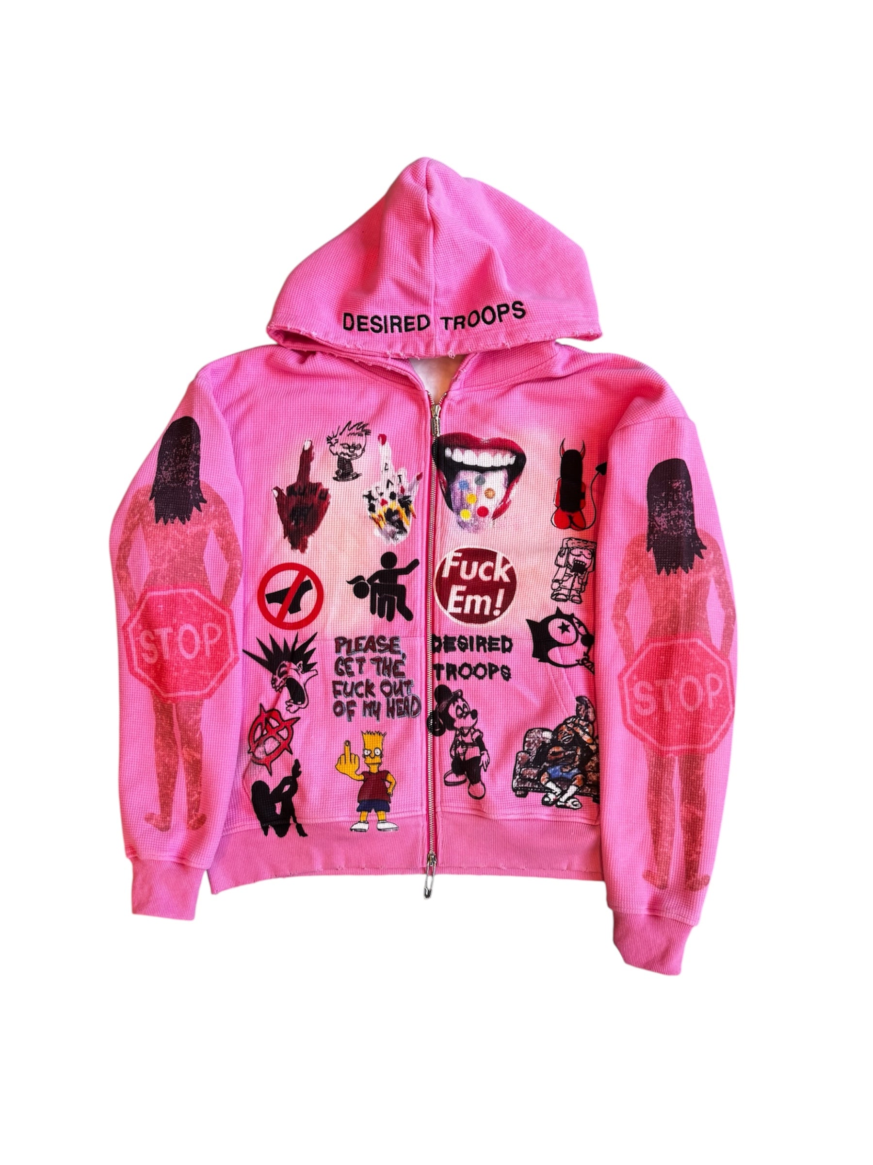 Chaotic Thermal Jacket (Pink)