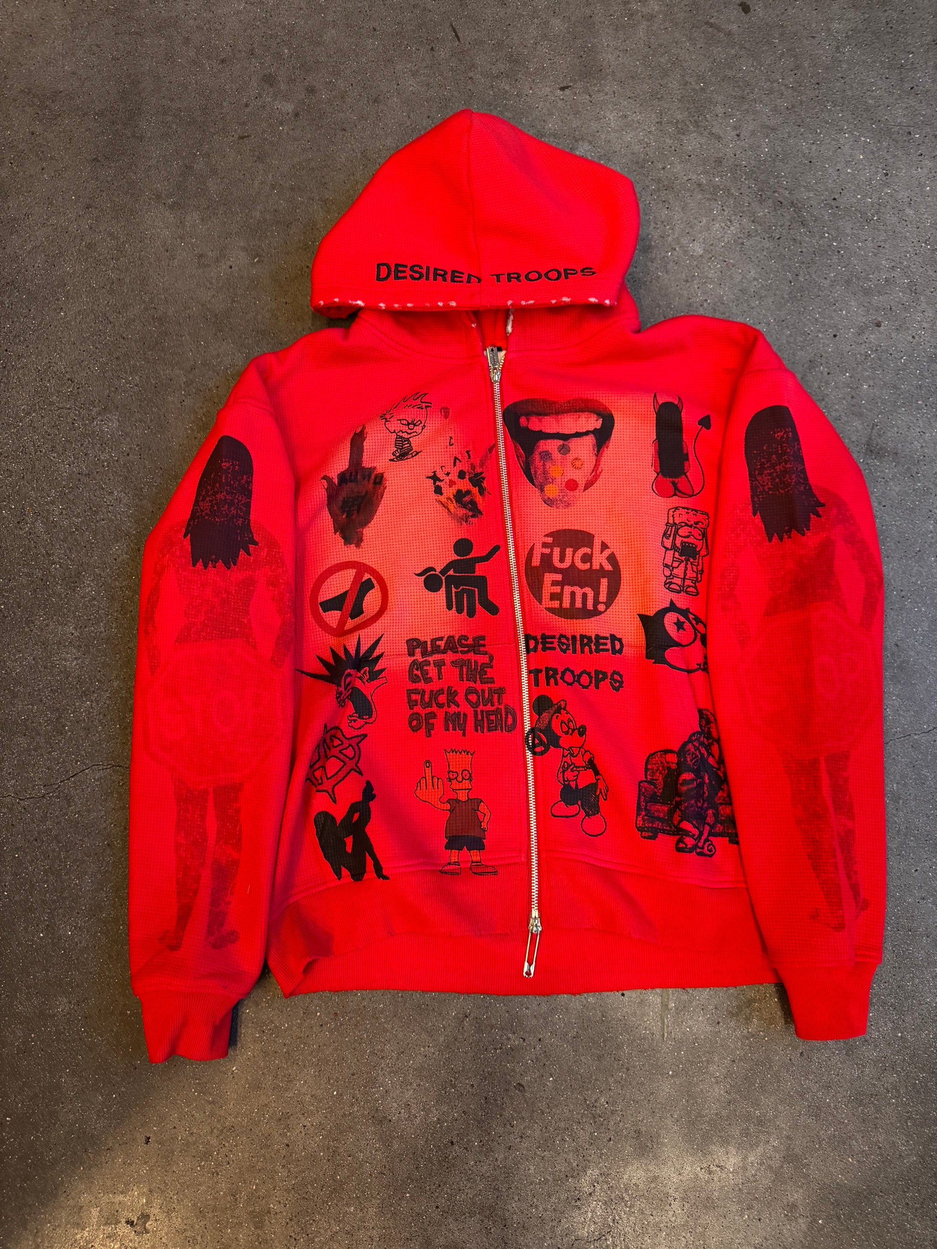 Chaotic Thermal Jacket (Red)