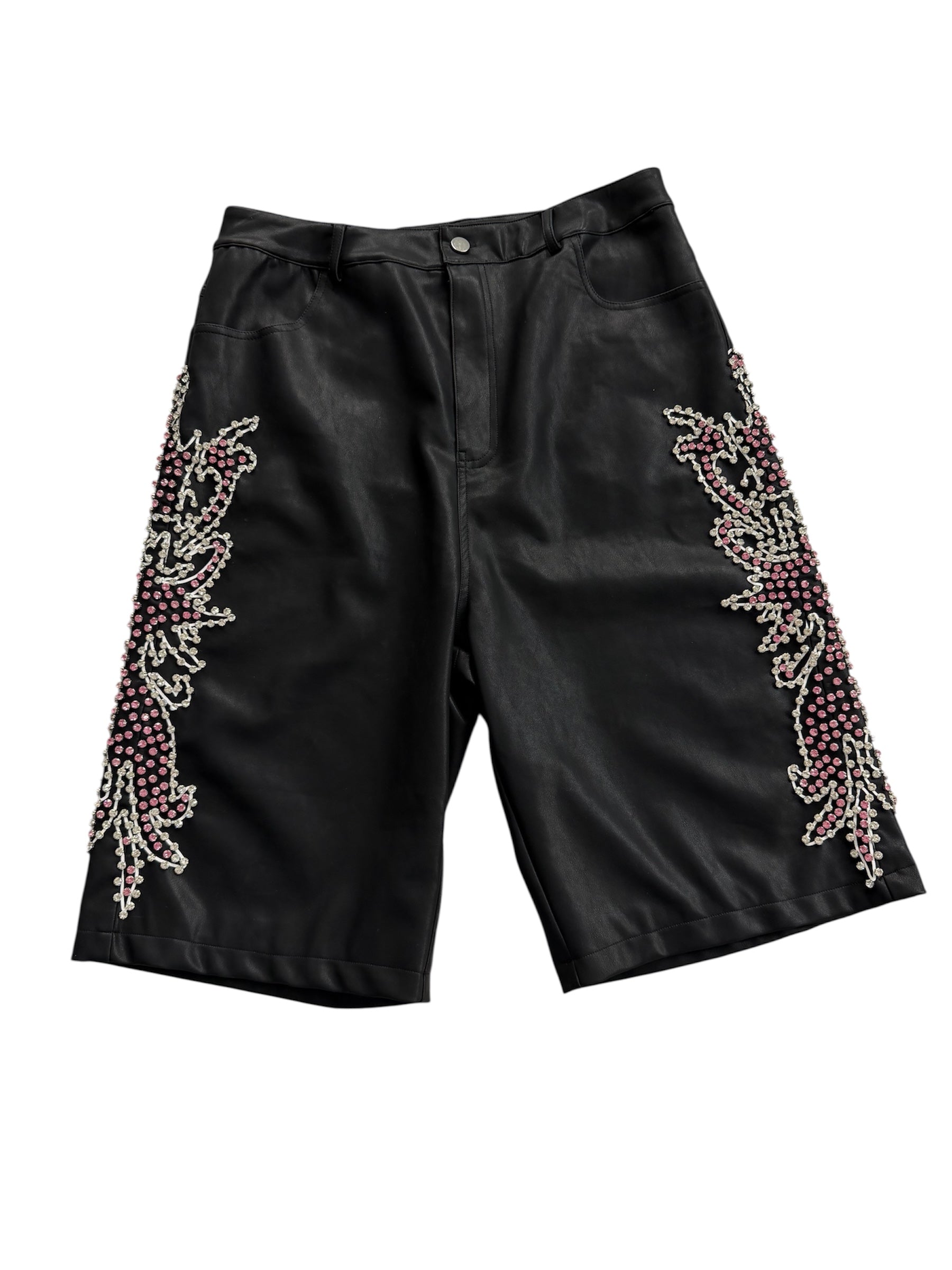 (Flor) Leather Shorts