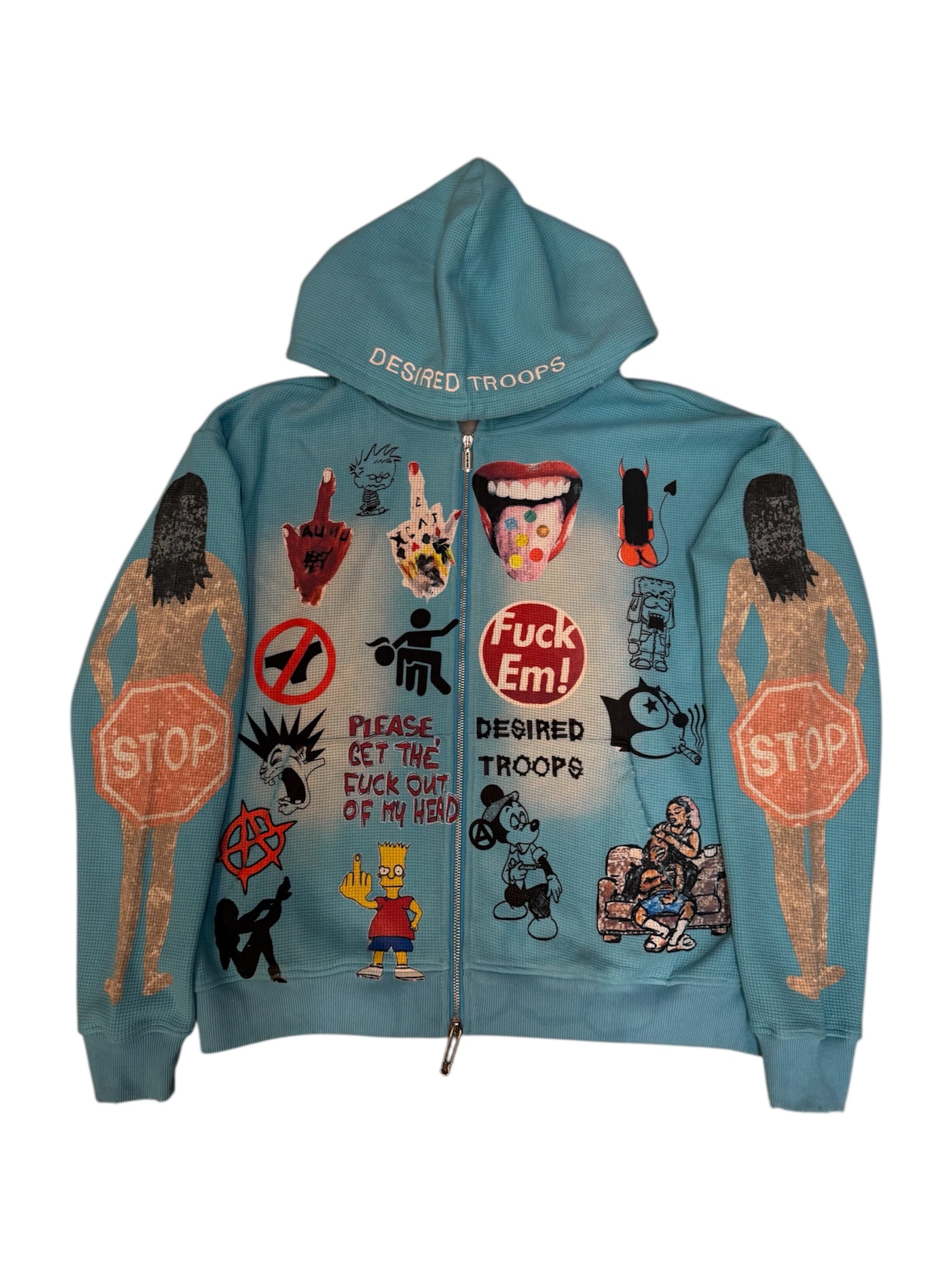 Chaotic Thermal Jacket (Blue)