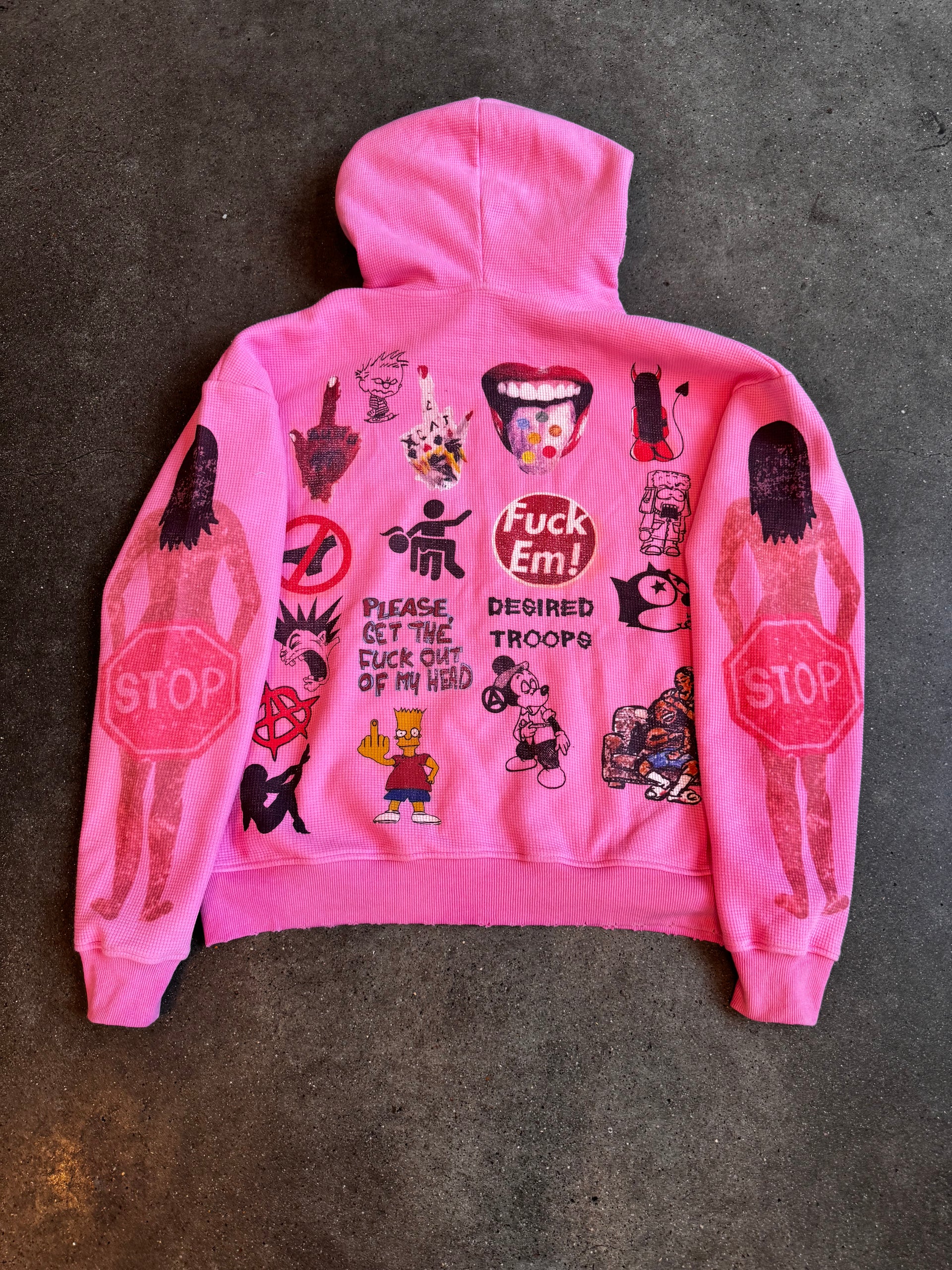 Chaotic Thermal Jacket (Pink)