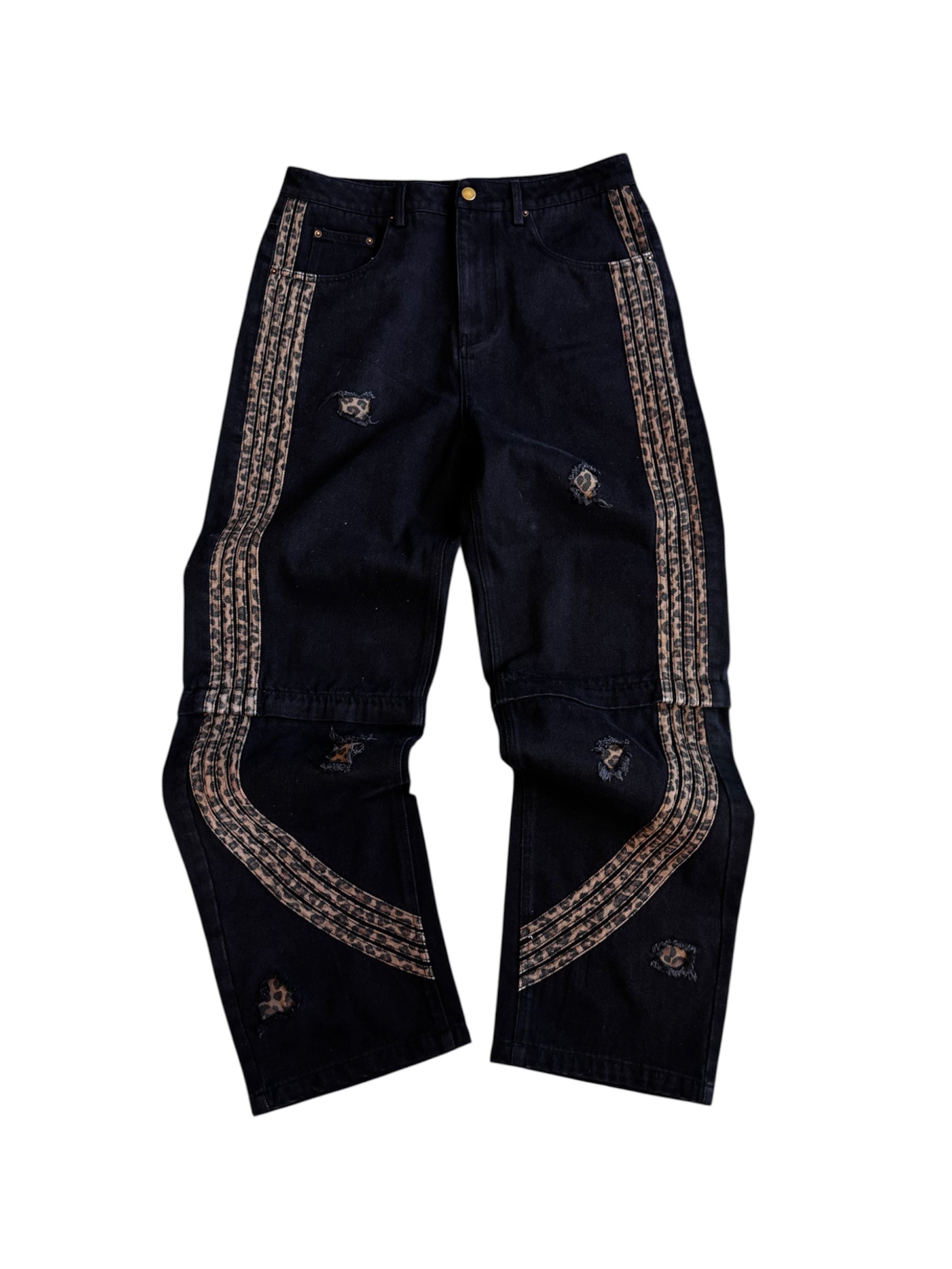 Cheetah Denim Pants