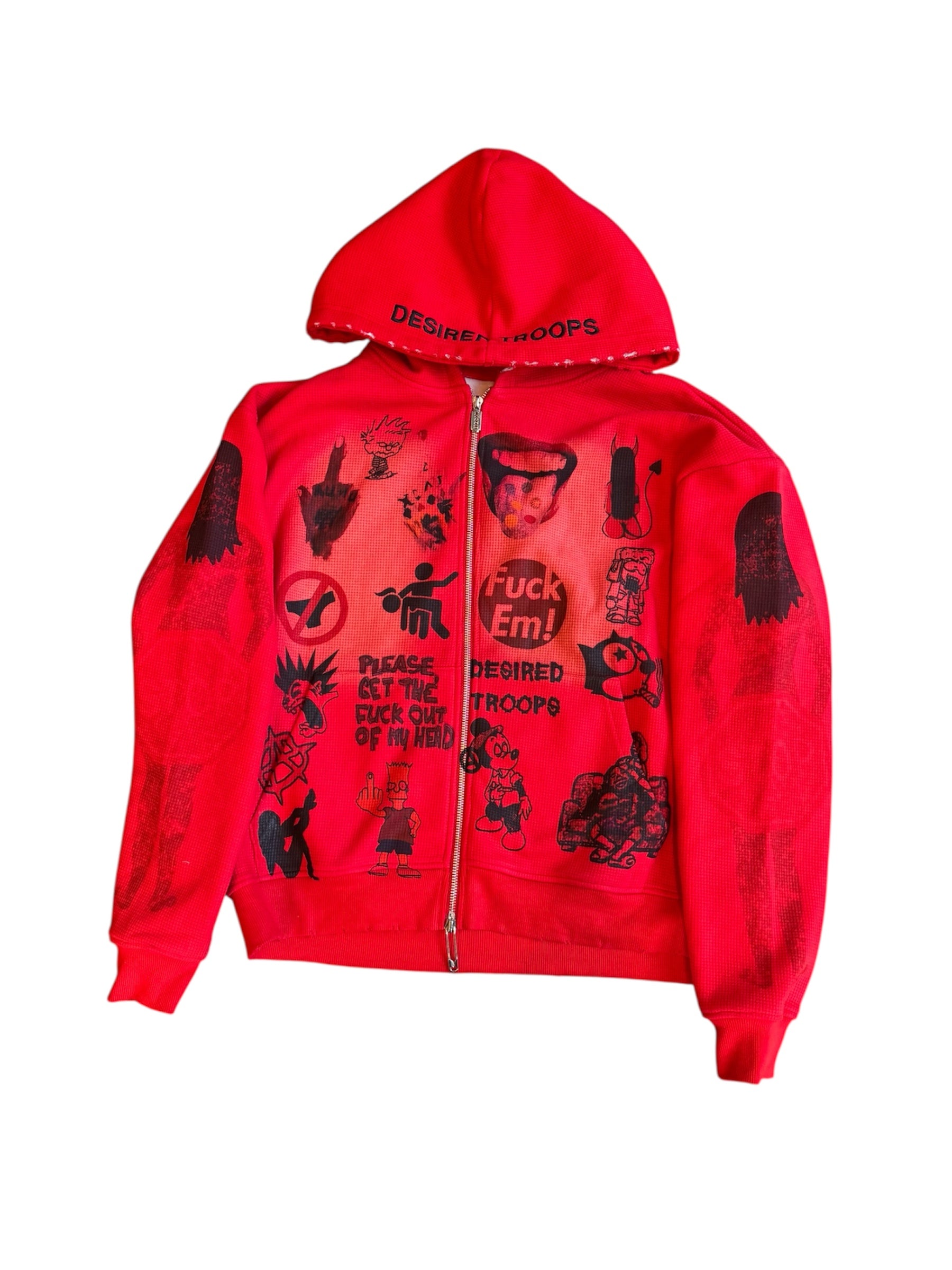 Chaotic Thermal Jacket (Red)